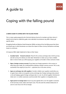 ACCA Guide to... coping with the falling pound