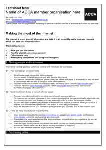 ACCA guide to... making the most of the internet