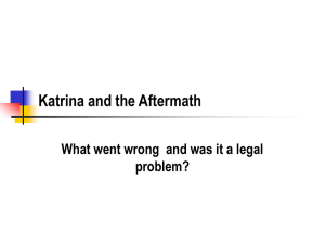 Katrina and the Aftermath
