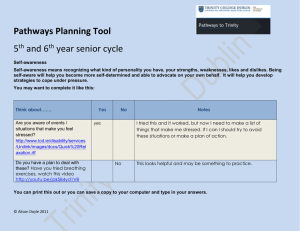 Pathways Planning Tool  5 and 6