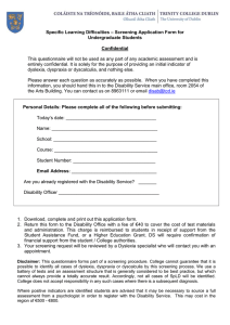 TCD SpLD Screening Application Form.doc