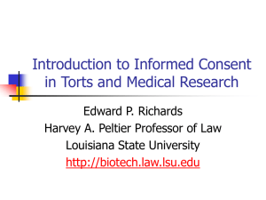 Review of Informed Consent - Powerpoint