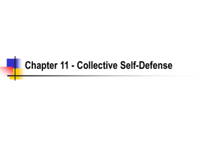Chapter 11 - Collective Self-Defense