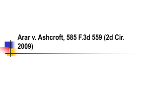Arar v. Ashcroft, 585 F.3d 559 (2d Cir. 2009)