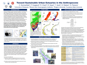 Sommerfield et al. 2015 toward sustainable urban estuaries in the Anthropocene