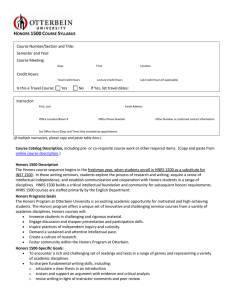 Syllabus Template for HNRS 1500 Courses