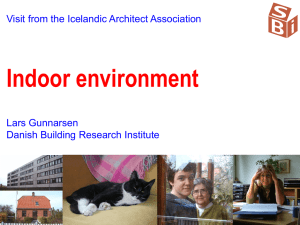 Indoor environment Icelandic Architect Association