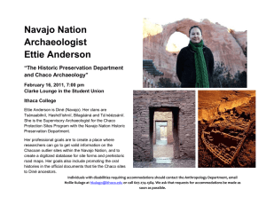 Navajo Nation Archaeologist Ettie Anderson “The Historic Preservation Department