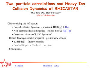 Two-particle correlations and Heavy Ion Collision Dynamics at RHIC/STAR