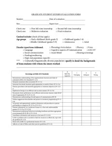Download Student Evaluation Form for Externships