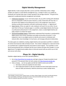 DigitalIdentity Management Assignment Spring2015 Phases 1, 2 and 3