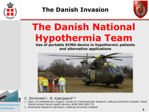 Carsten Simonsen - - Danish Hypothermia Team and ECMO - Ramstein 2015