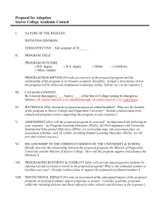 SAC Proposal Form