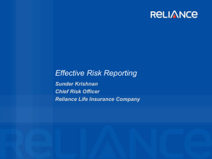 Effective Risk Reporting