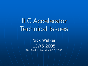 ILC Accelerator -Technical