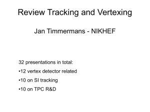 Tracking and Vertexing