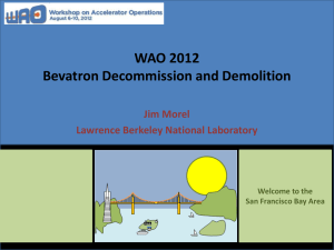 Morel WAO 2012 Bevatron Demo1
