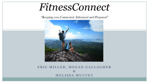 Fitness Connect Final Presentation