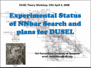 DUSEL Theory Workshop, OSU April 4, 2008 email: