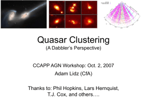 QSO clustering overview