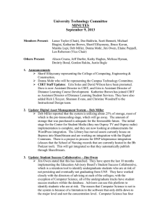 University Technology Committee MINUTES September 9, 2013