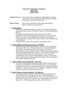 University Technology Committee MINUTES April 8, 2013