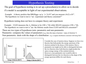 Hypothesis Testing (ppt)