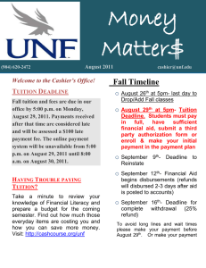 August 2011 Newsletter
