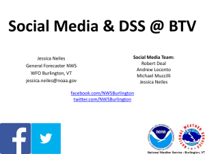 Social Media &amp; DSS @ BTV