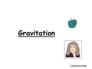 Teaching Aid: Gravitation PowerPoint