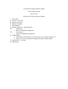 Government Oversight Committee Agenda Chair: Katherine Savage June 30 , 2014
