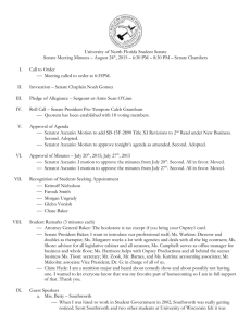 Senate Minutes 8-24-15