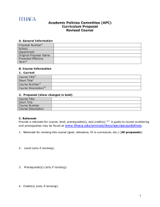 Download APC Revised Course form