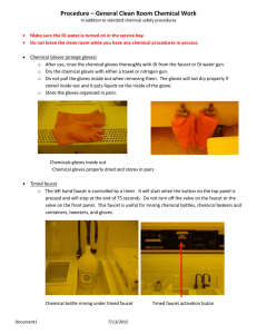 Procedure General Clean Room Chemical Work Procedures rev 7-13-2015