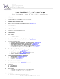 University of North Florida Student Senate