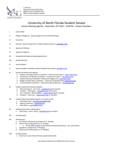 University of North Florida Student Senate