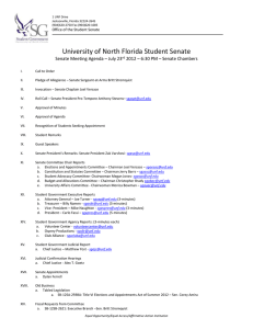 University of North Florida Student Senate