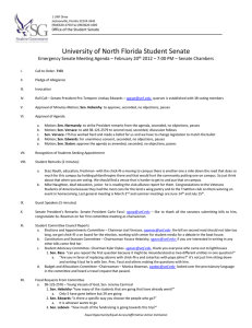 University of North Florida Student Senate