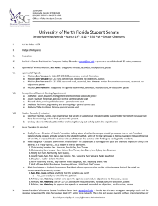 University of North Florida Student Senate