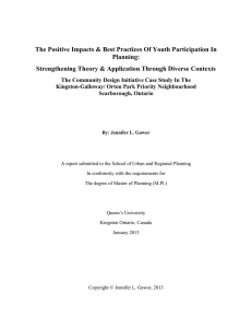 The Positive Impacts &amp; Best Practices Of Youth Participation In Planning: