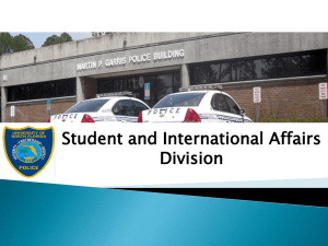 Student and International Affairs Division