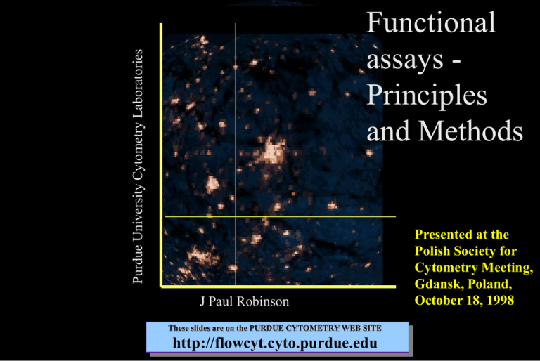 Functional Assays - Principles And Methods