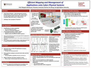 Efficient Mapping and Management of Applications onto Cyber-Physical Systems Motivation