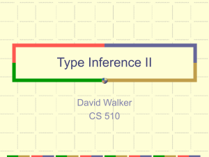 type inference 2