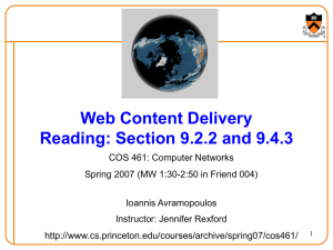 Web Content Delivery