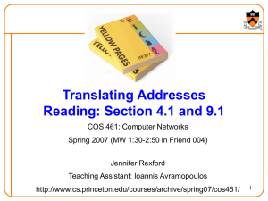 Translating Addresses (DNS, DHCP, and ARP)