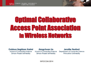 Optimal Collaborative Access Point Association Wireless Networks In