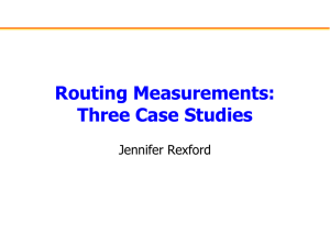 Routing Measurement