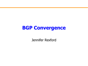 BGP: Convergence