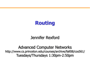 Overview: Routing